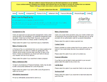 Tablet Screenshot of payclarity.com